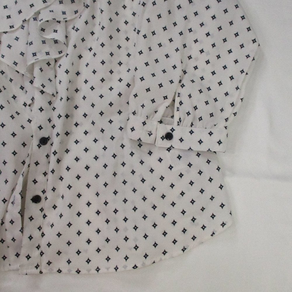 GEORGE RUFFLE TOP SIZE LARGE - Picture 6 of 6